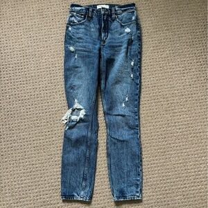 Distressed denim from Abercrombie